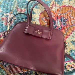 Kate Spade ♠️ maroon burgundy purse